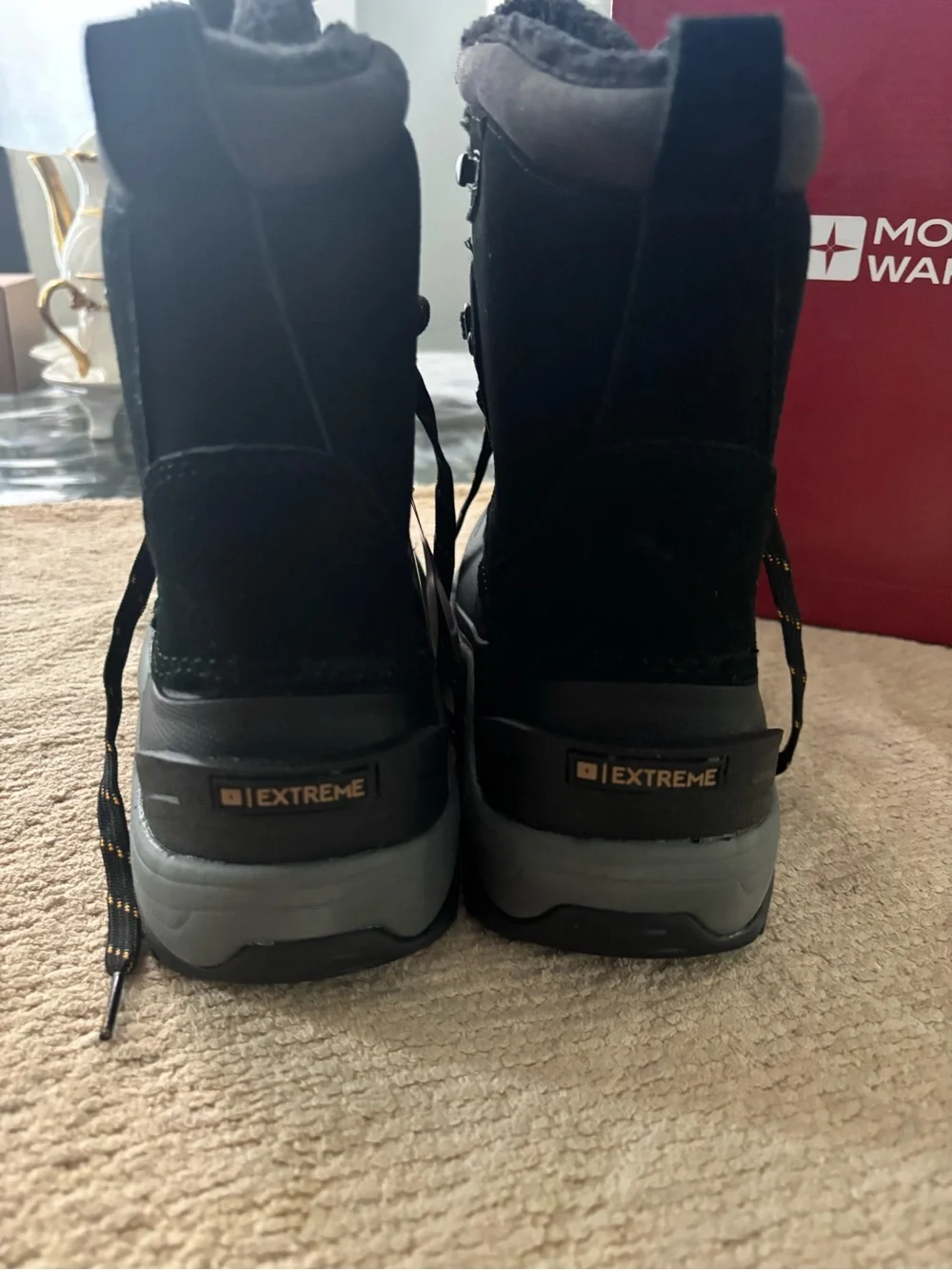 Extreme Insulated Black Men's Snow & Rain Boot
